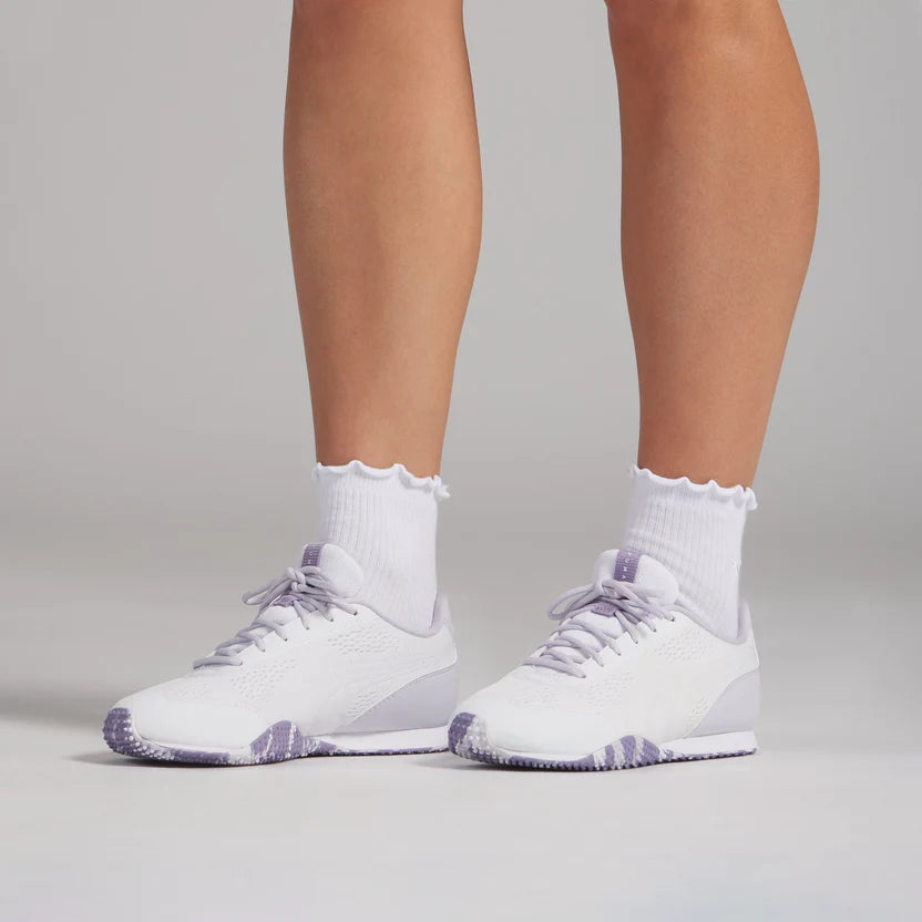 Puma MONOLITE 2 White/Lilac Spikeless Golf Shoe