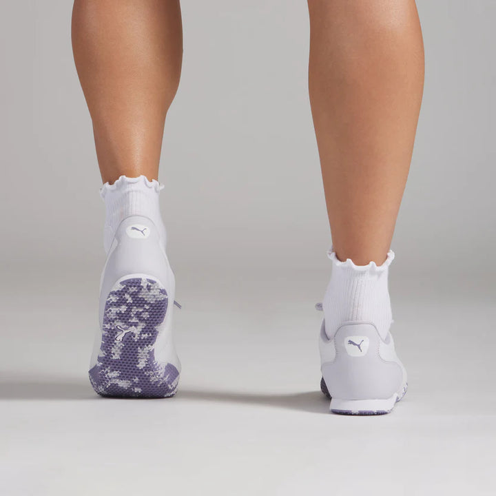 Puma MONOLITE 2 White/Lilac Spikeless Golf Shoe