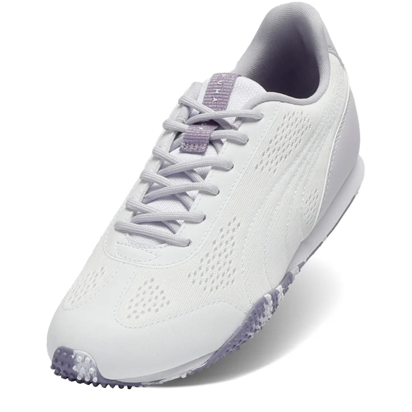 Puma MONOLITE 2 White/Lilac Spikeless Golf Shoe