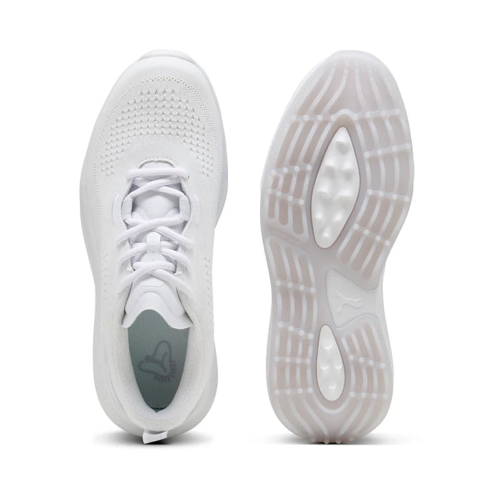 Puma GRUVE SPORT White/Lavender Pop Spikeless Golf Shoes