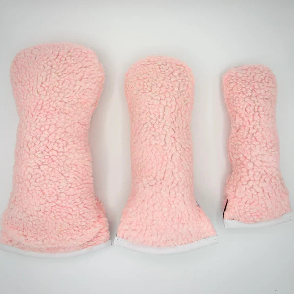 Just4Golf Sherpa Pink Headcovers