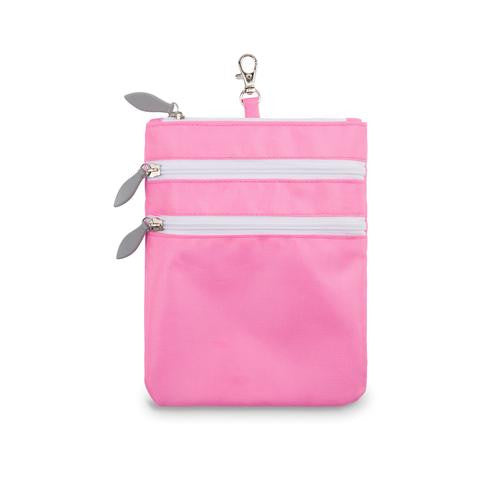 Ame &amp; Lulu 3-Zip Solid Nylon Carry All