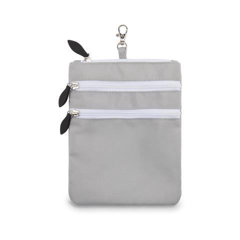 Ame &amp; Lulu 3-Zip Solid Nylon Carry All