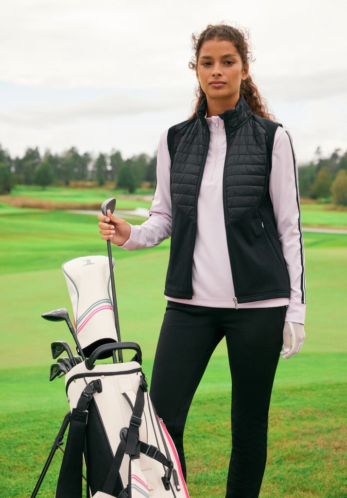 Daily Sports Peach Pink Long Sleeve Half Neck Top