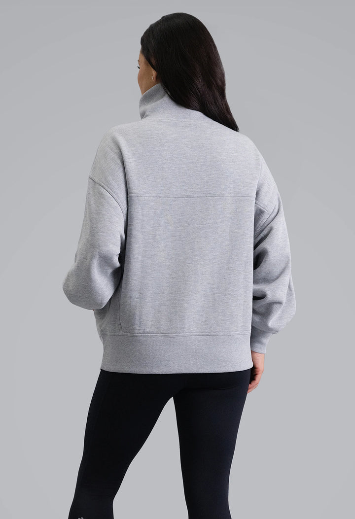 IBKUL Micro Waffle Knit Snuggle Funnel Pullover [2026]