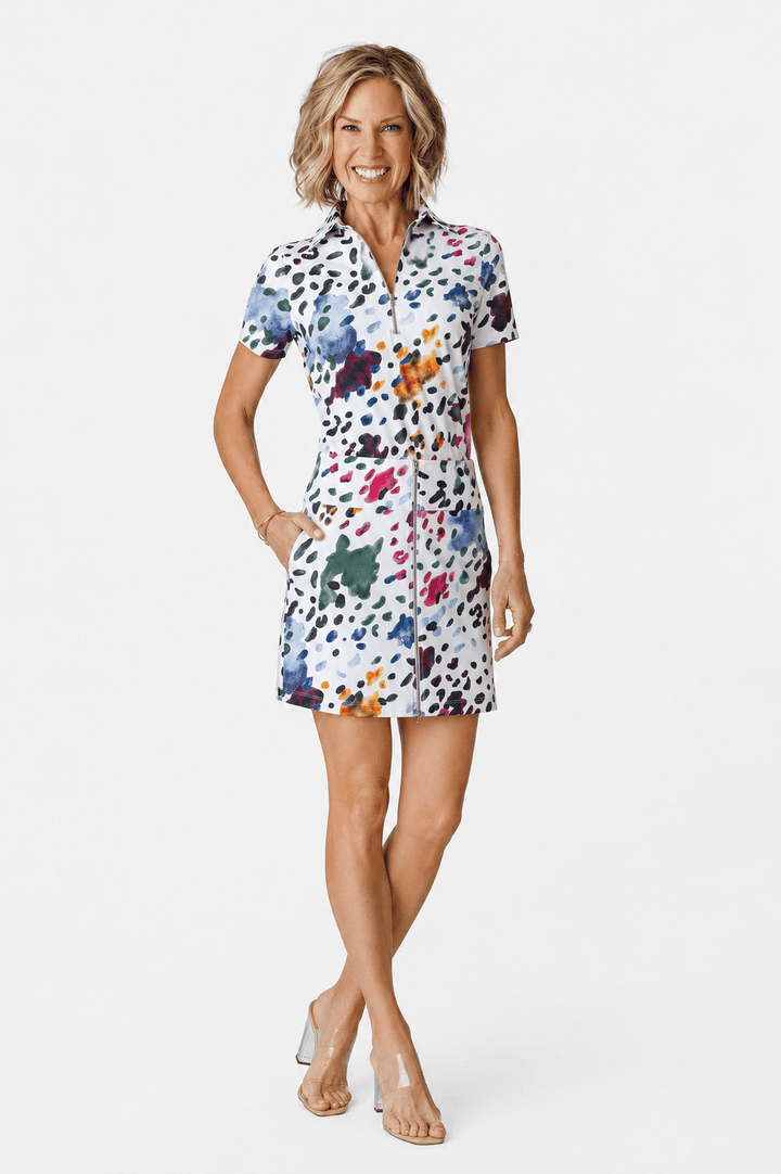 Cynthia Amalfi White Short Sleeved Polo