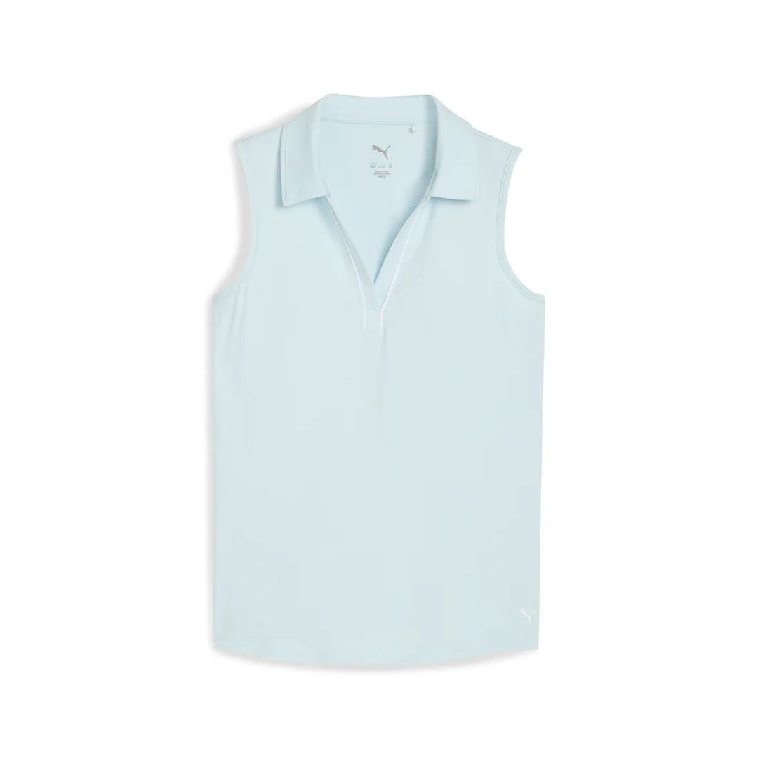 Girl's CLOUDSPUN Piped Sleeveless Golf Polo