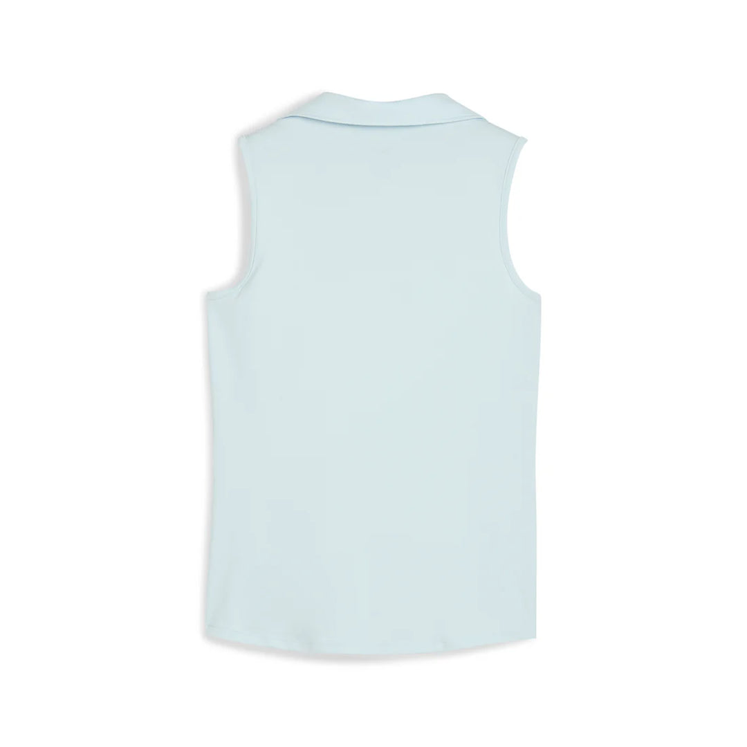 Puma Girls Cloudspun Piped Sleeveless Polo