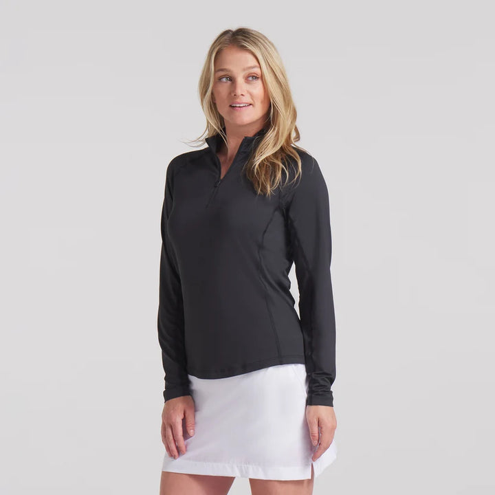 PUMA YouV Brrr 1/4 Zip Long Sleeve Cooling Mock [AW26]