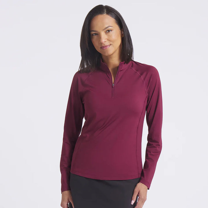 PUMA YouV Brrr 1/4 Zip Long Sleeve Cooling Mock [AW26]