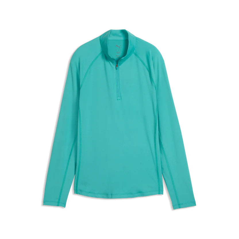 PUMA YouV Brrr 1/4 Zip Long Sleeve Cooling Mock [AW26]