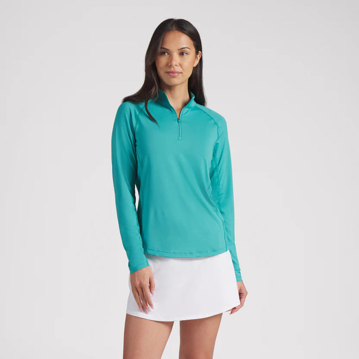 PUMA YouV Brrr 1/4 Zip Long Sleeve Cooling Mock [AW26]