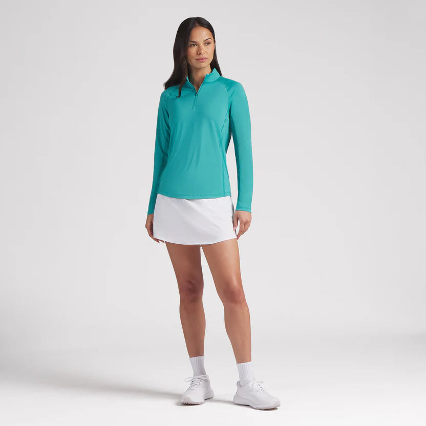 PUMA YouV Brrr 1/4 Zip Long Sleeve Cooling Mock [AW26]