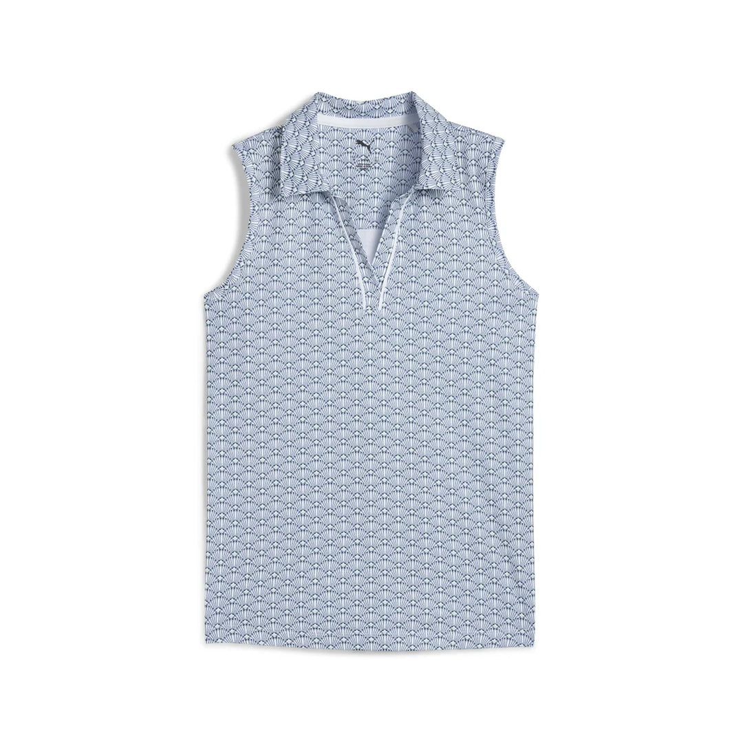 Puma Girls Scallop Sleeveless Polo