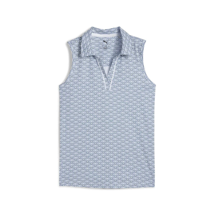Puma Girls Scallop Sleeveless Polo