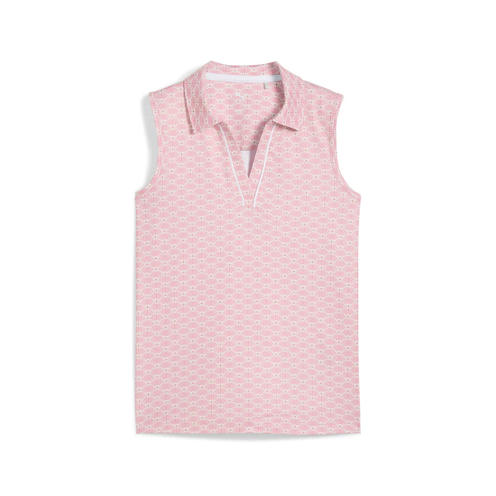 Puma Girls Scallop Sleeveless Polo