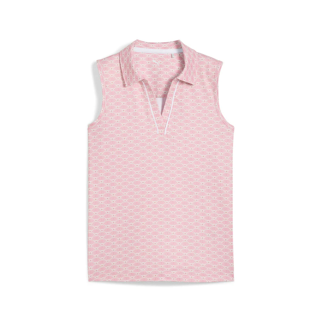 Puma Girls Scallop Sleeveless Polo