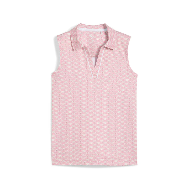 Puma Girls Scallop Sleeveless Polo