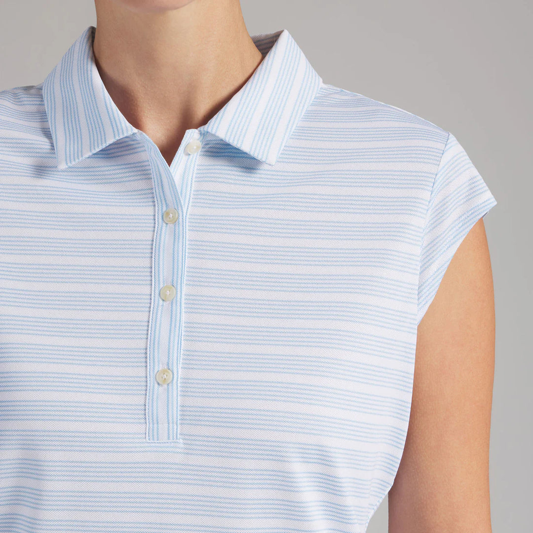 PUMA Pique Stripe Cap Sleeve Polo [2026]