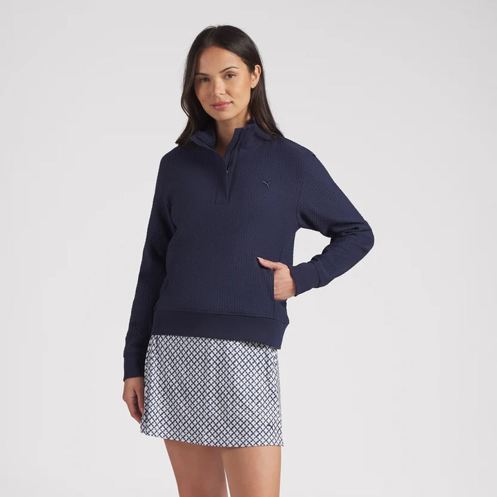 Puma Boulder Textured Quarter Zip Pullover [AW26]