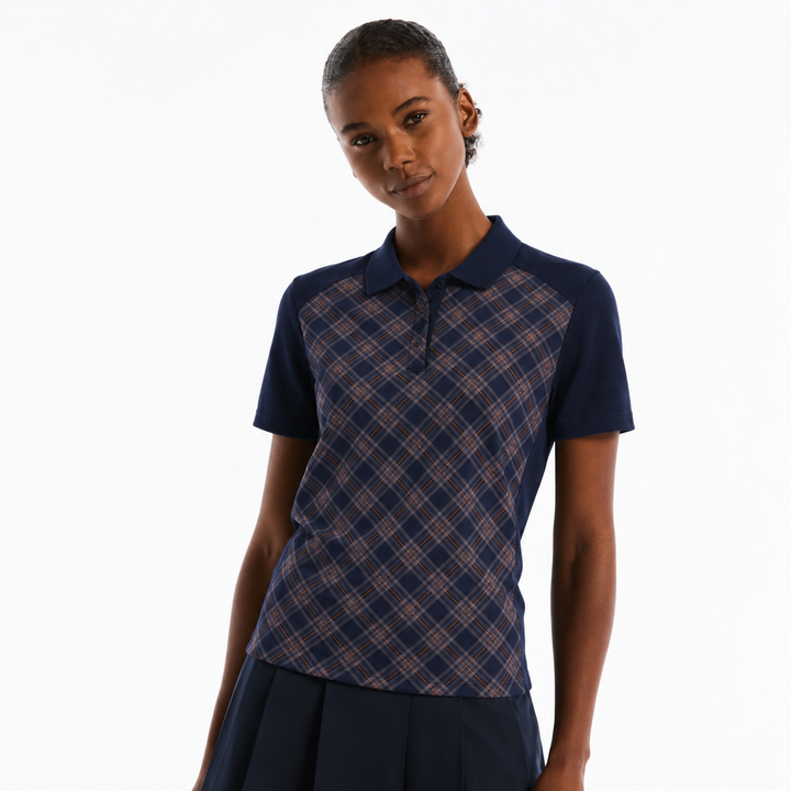 Original Penguin Plaid Short Sleeve Polo
