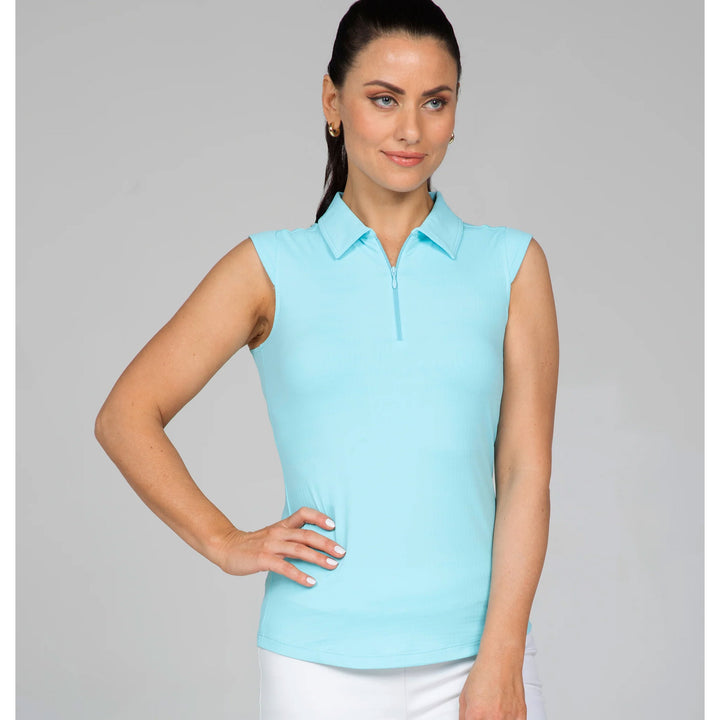 IBKUL Solid Sleeveless Polo [2026]