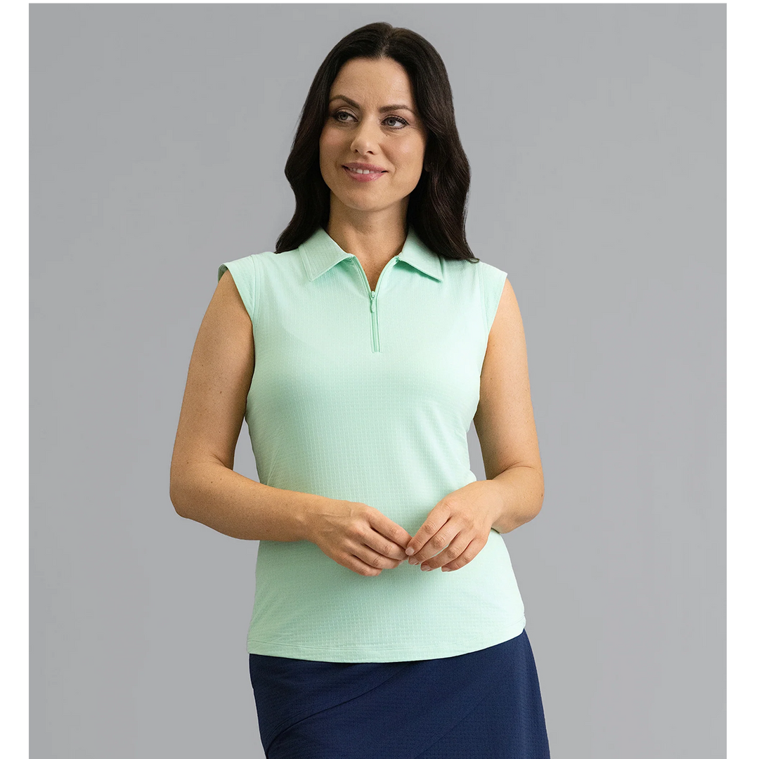 IBKUL Solid Sleeveless Polo [2026]