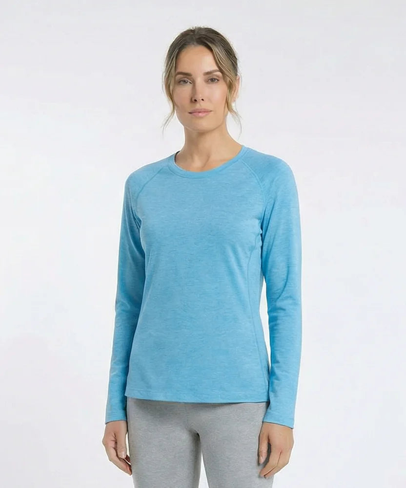 Sunice Greer Melange Active Crewneck