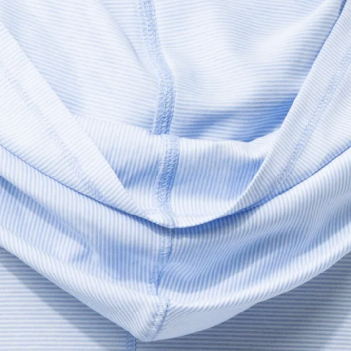 SanSoleil SolMelange Stripe Long Sleeve Hoodie [2026]