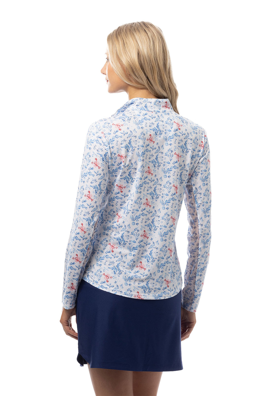 SanSoleil SolCool Lobster Pot Long Sleeve Mock