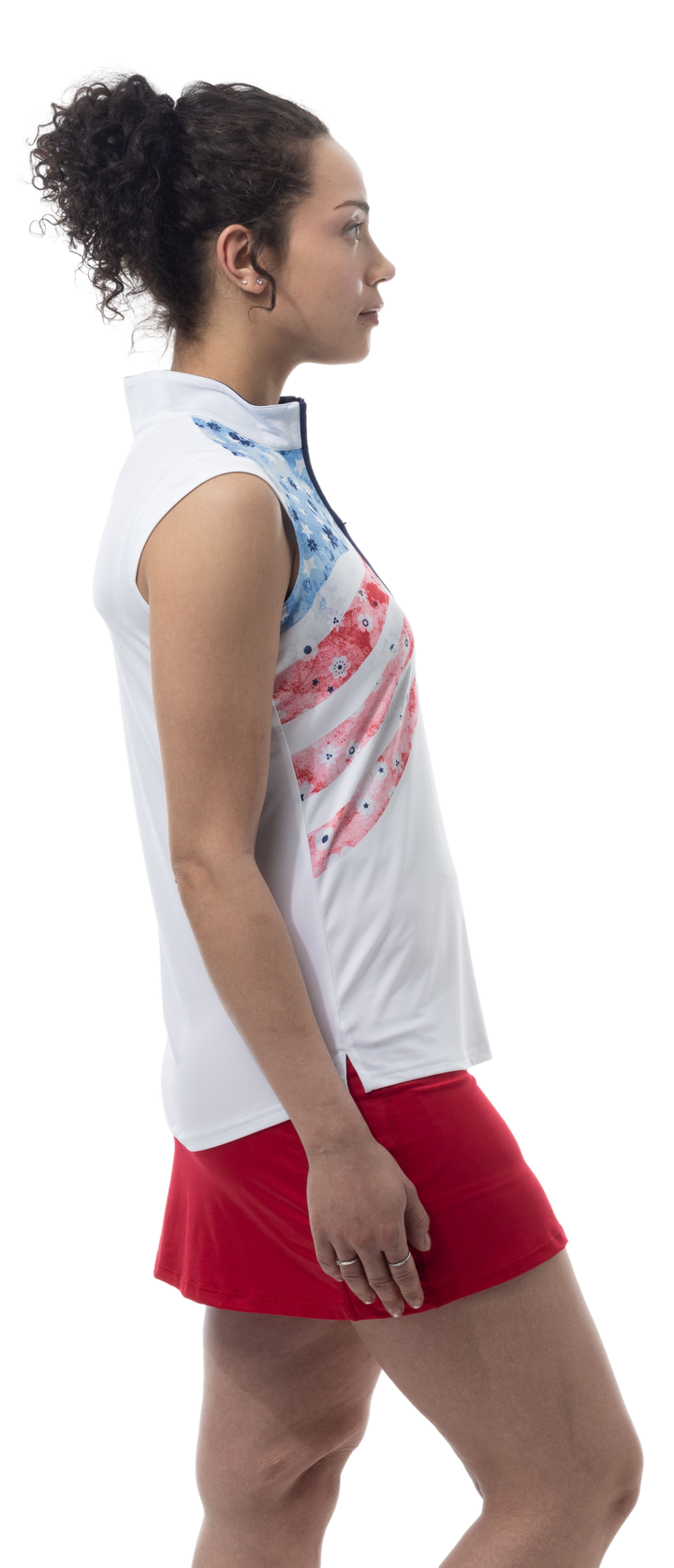 SanSoleil SolCool Liberty Garden Sleeveless Mock