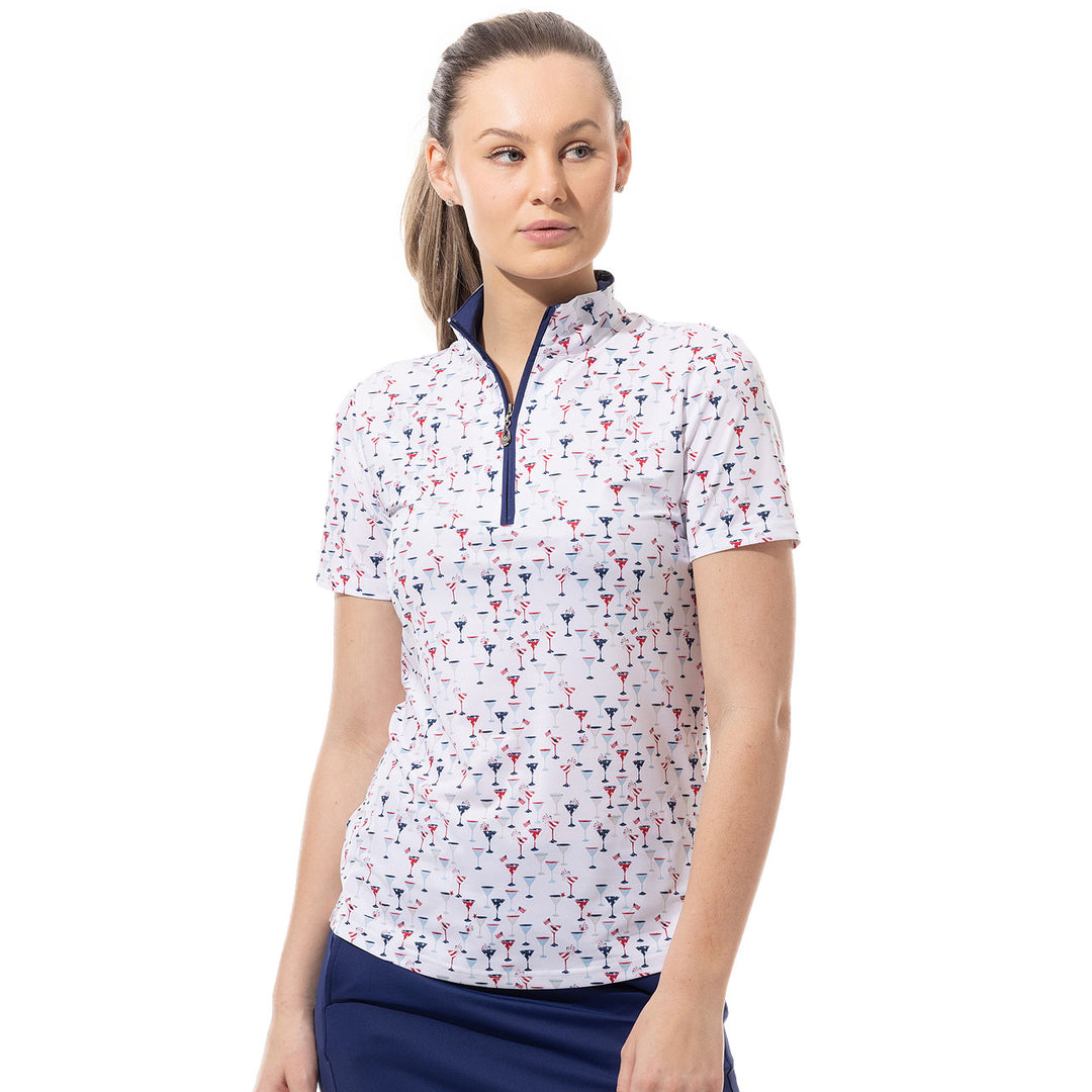 SanSoleil SolCool Libertini Short Sleeve Mock [2026]