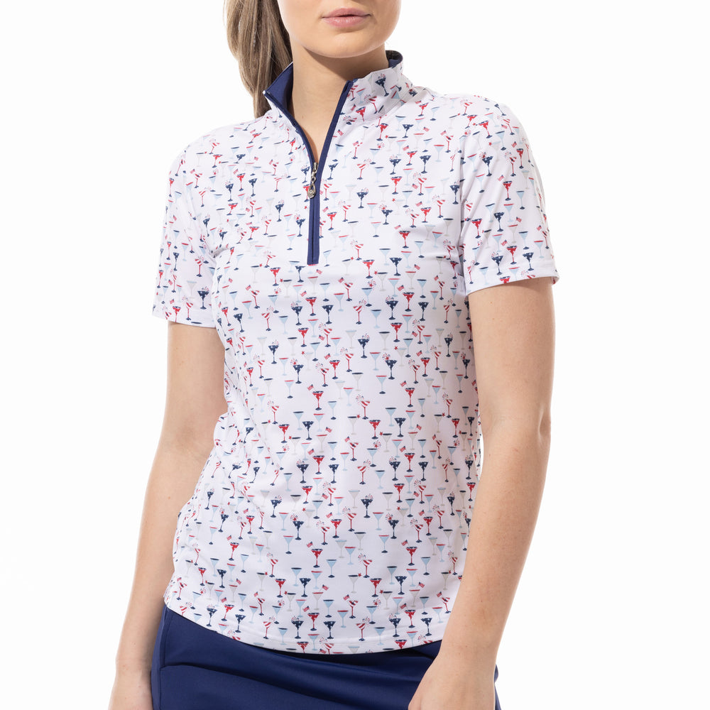 SanSoleil SolCool Libertini Short Sleeve Mock [2026]