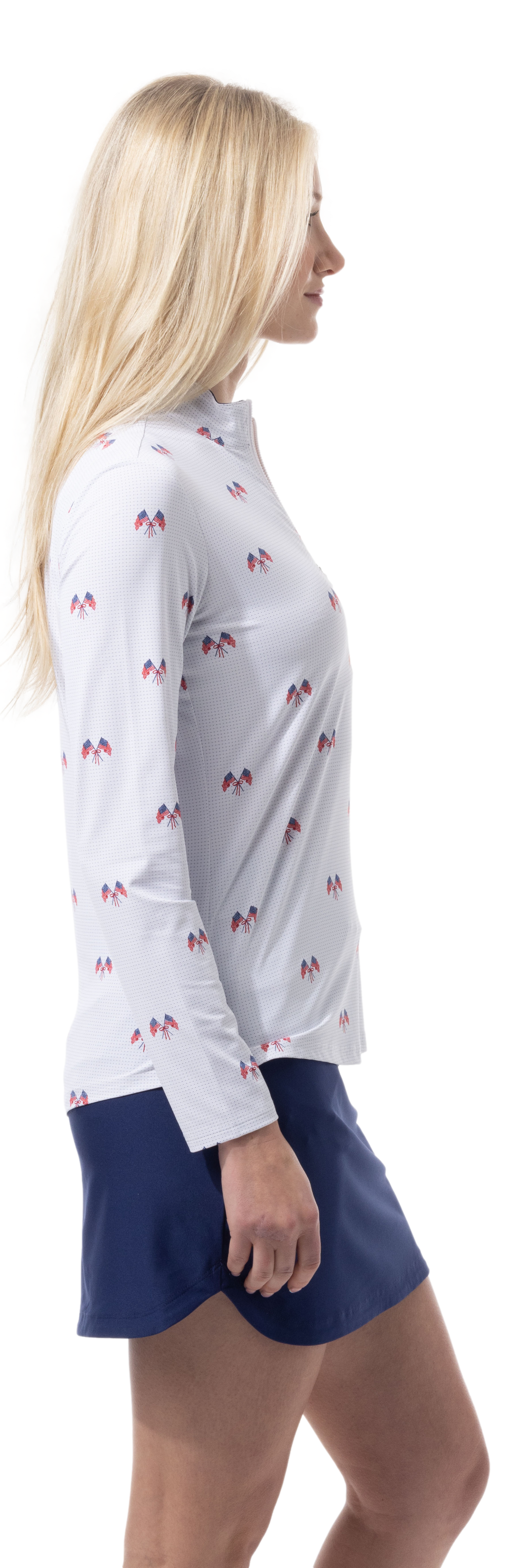 SanSoleil SolairCool Parade Day Long Sleeve Mock