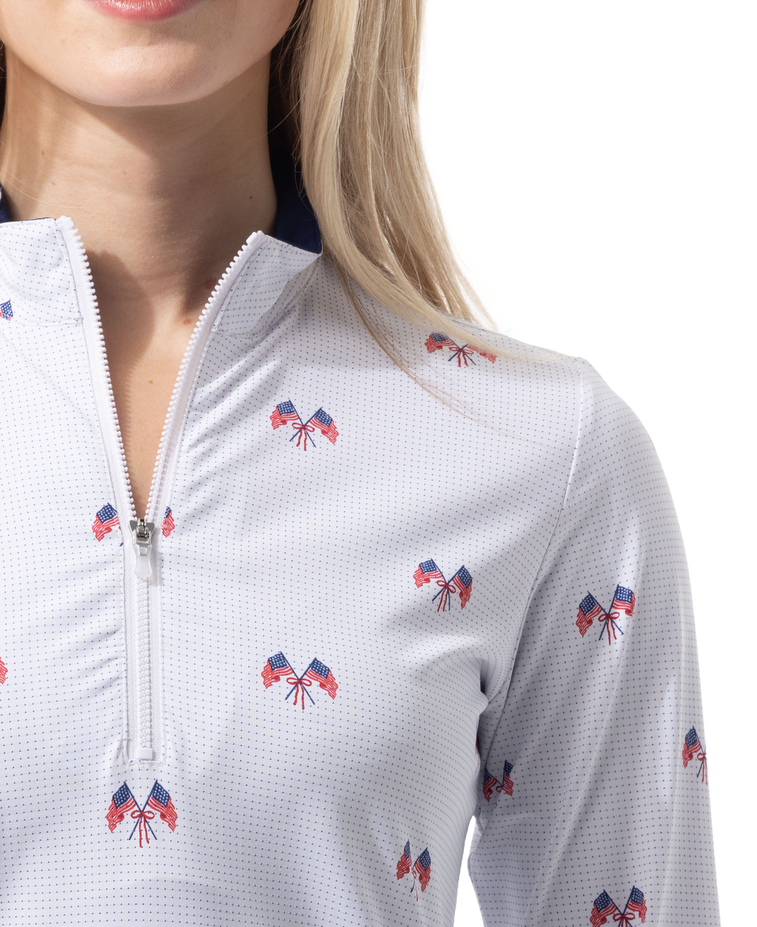 SanSoleil SolairCool Parade Day Long Sleeve Mock