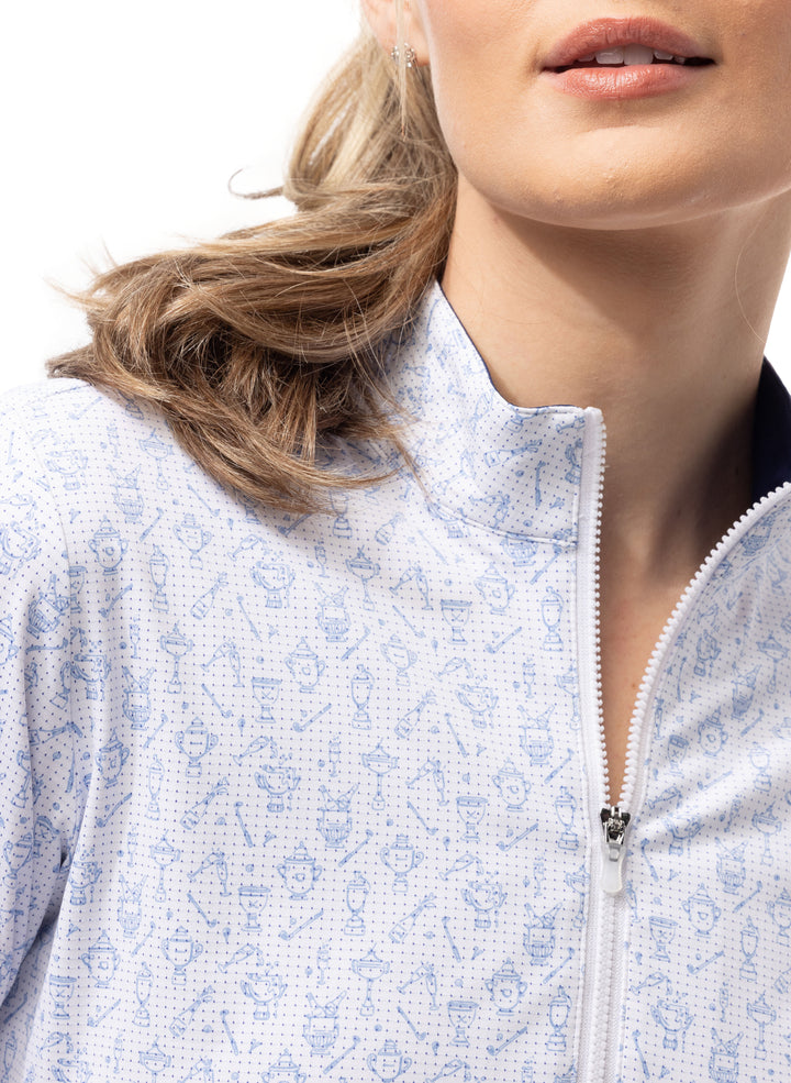 SanSoleil SolAir Cool Winners Cup Ultra-Mesh Zip Mock