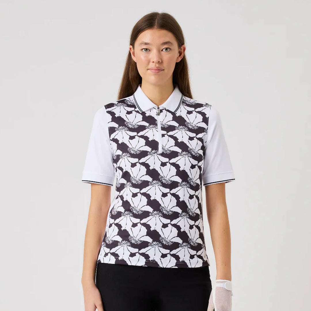 Daily Sports Night Flower Half Sleeve Polo [SS26]