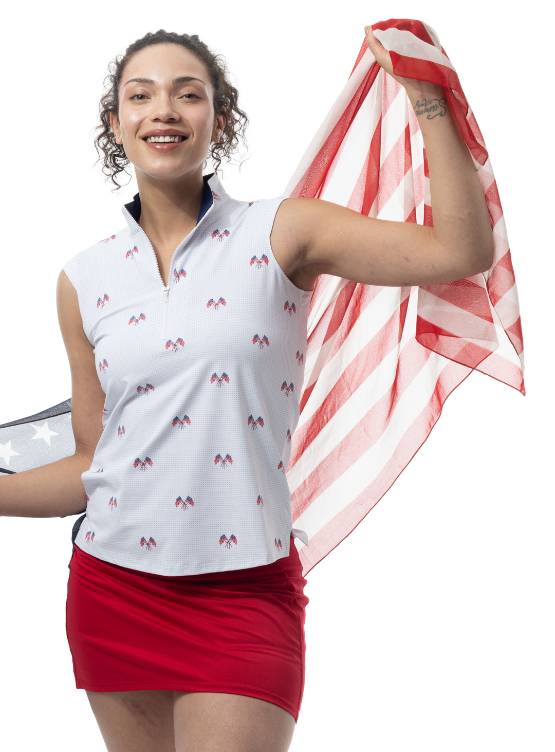 SanSoleil SolairCool Parade Day Sleeveless Mock