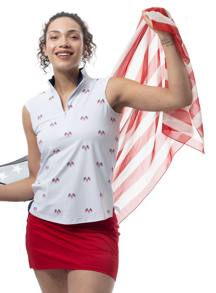 SanSoleil SolairCool Parade Day Sleeveless Mock