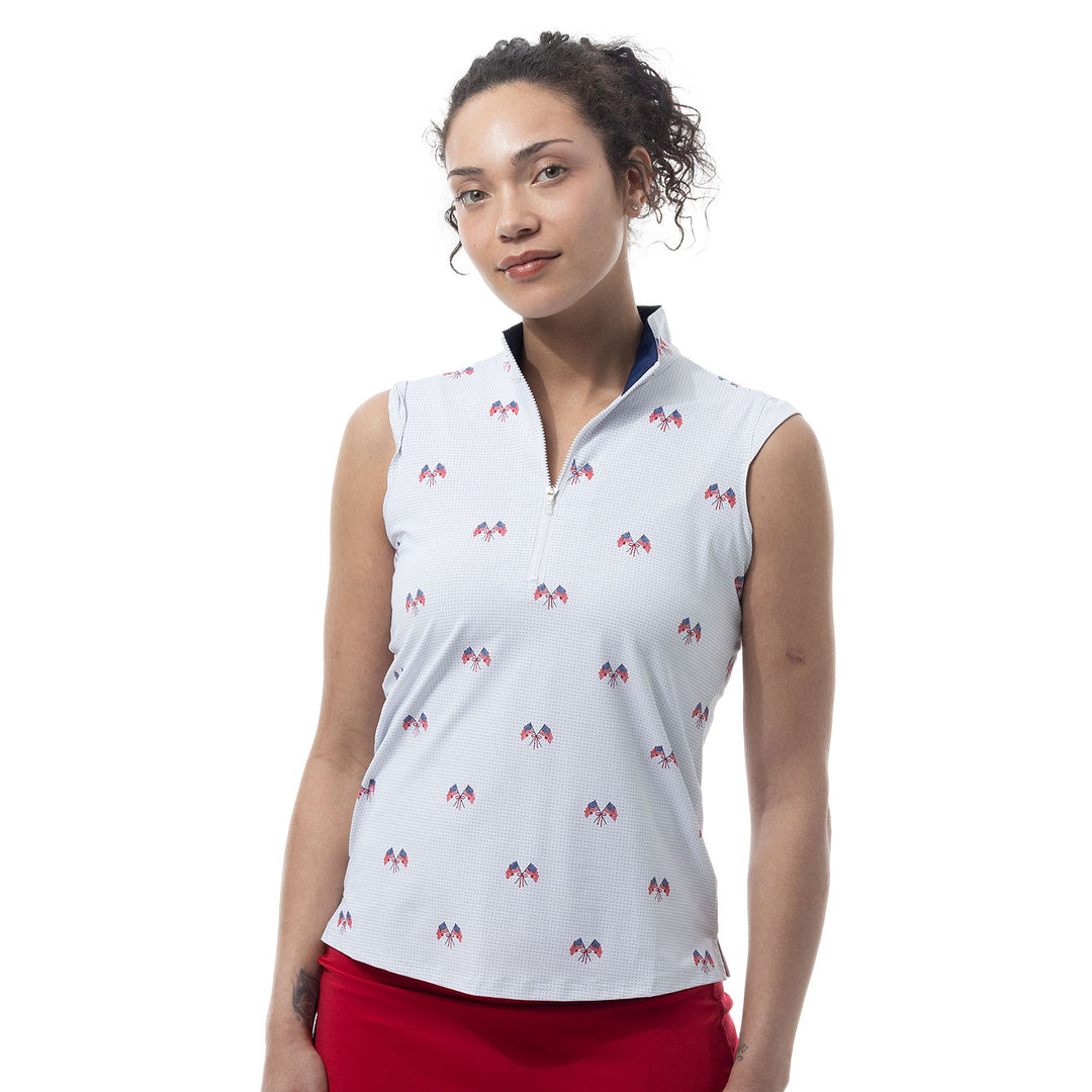 SanSoleil SolairCool Parade Day Sleeveless Mock