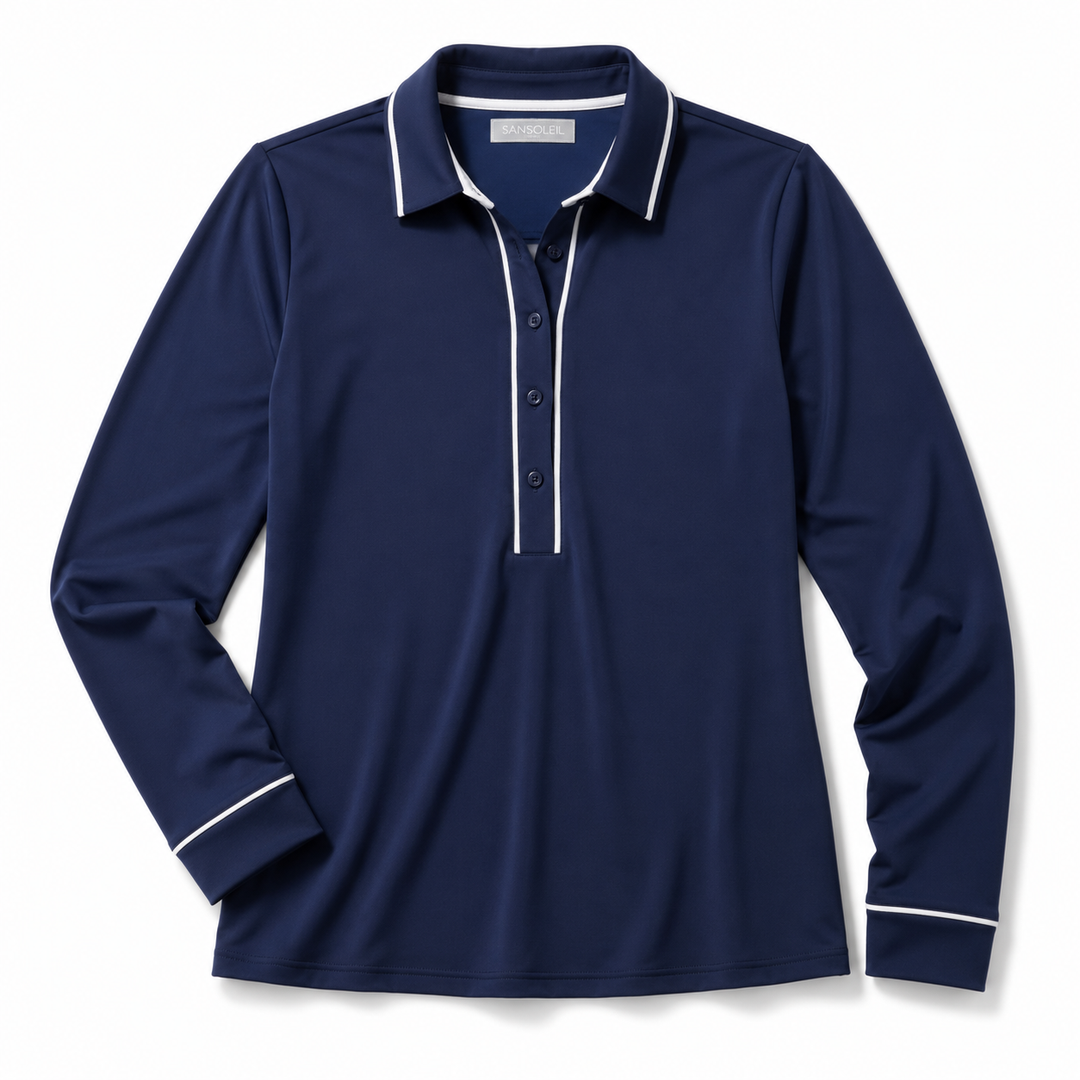 SanSoleil Tipped SolairCool LS Polo [2026]