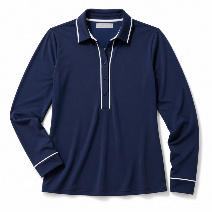 SanSoleil Tipped SolairCool LS Polo [2026]