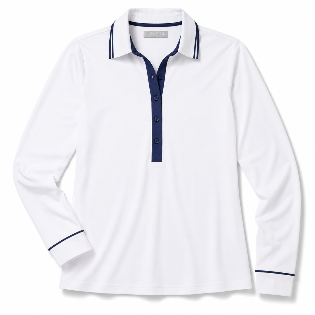 SanSoleil Tipped SolairCool LS Polo [2026]