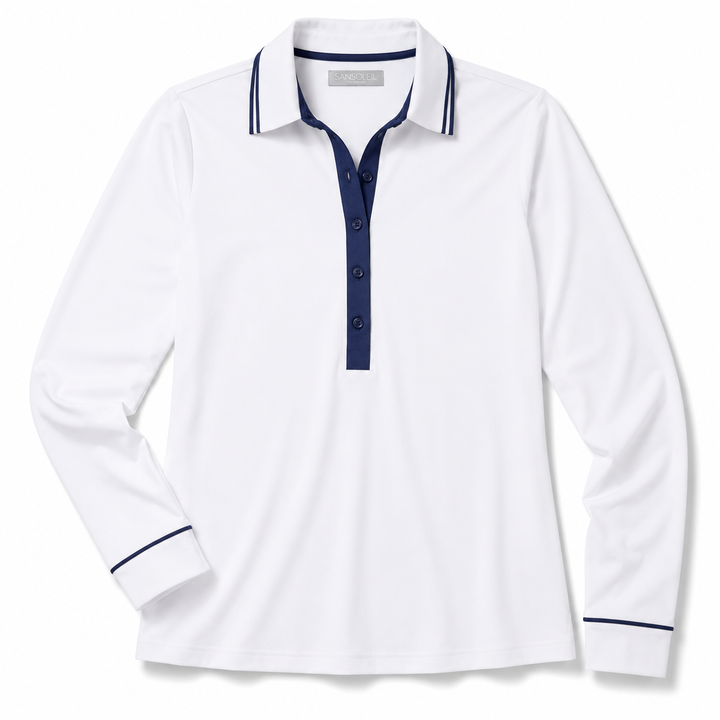 SanSoleil Tipped SolairCool LS Polo [2026]