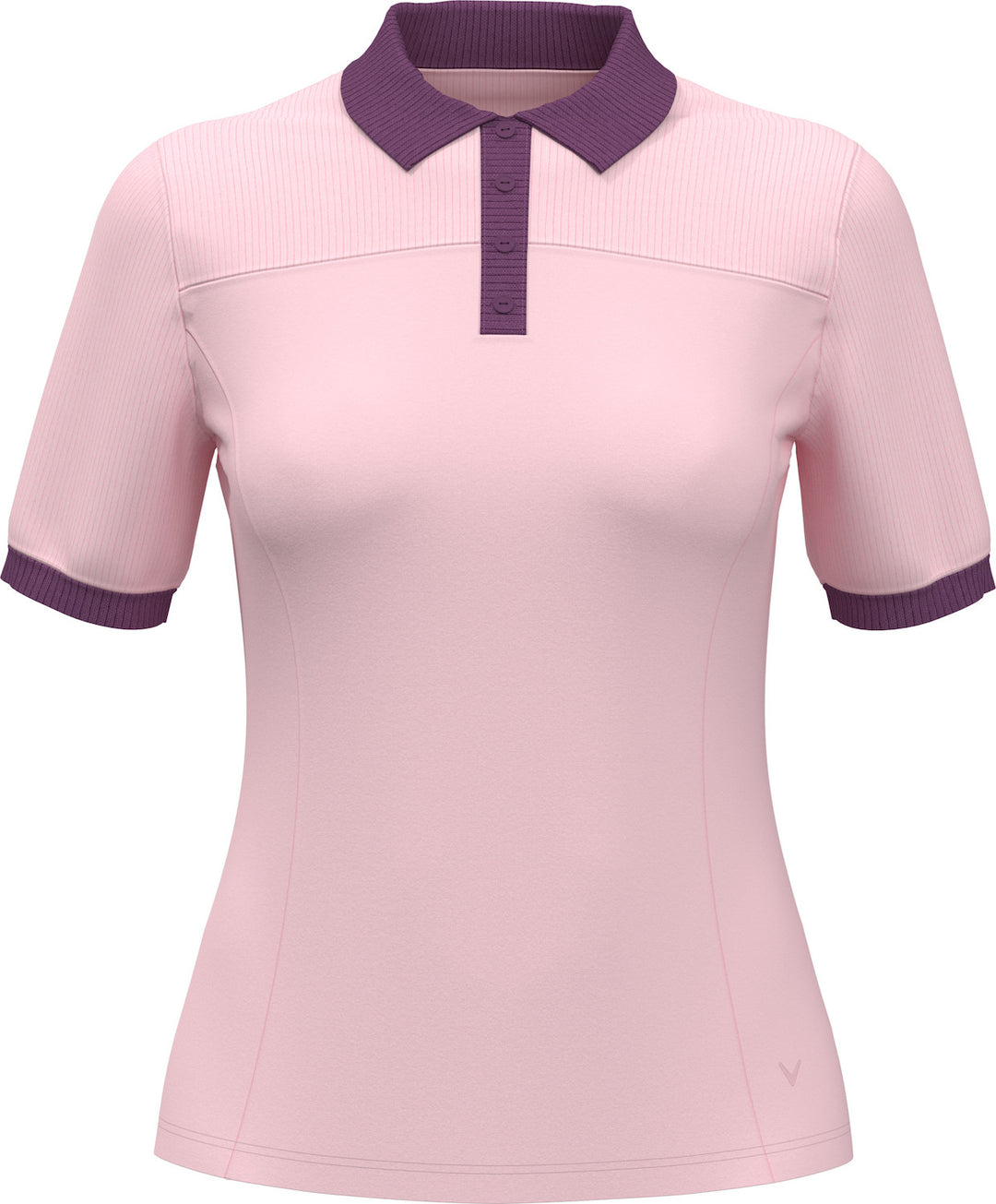 Callaway Colorblock Short Sleeve Rib Polo [SF26]