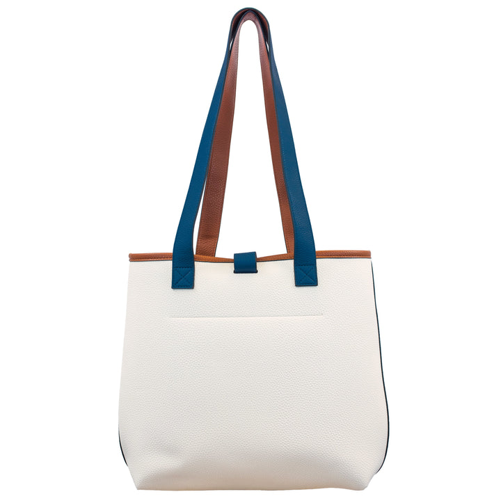 BelynKey Birdie Parchment/Vintage Indigo Tote