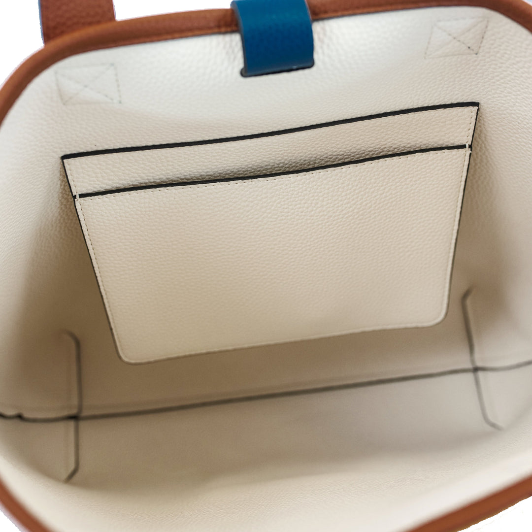 BelynKey Birdie Parchment/Vintage Indigo Tote
