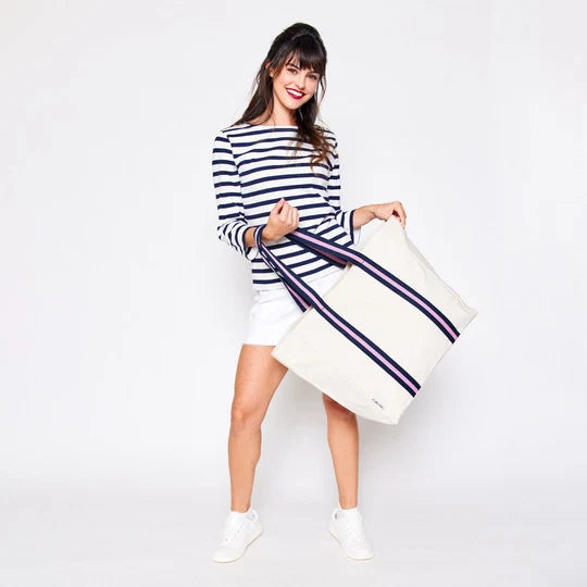 Ame &amp; Lulu Hamptons Jumbo Beach Canvas Totes