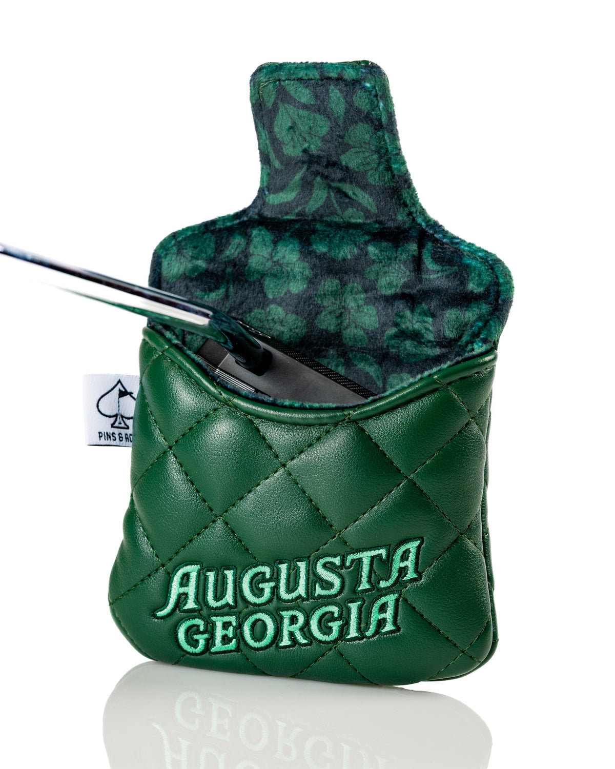 Pins & Aces Quiet Please - Mallet Putter Cover