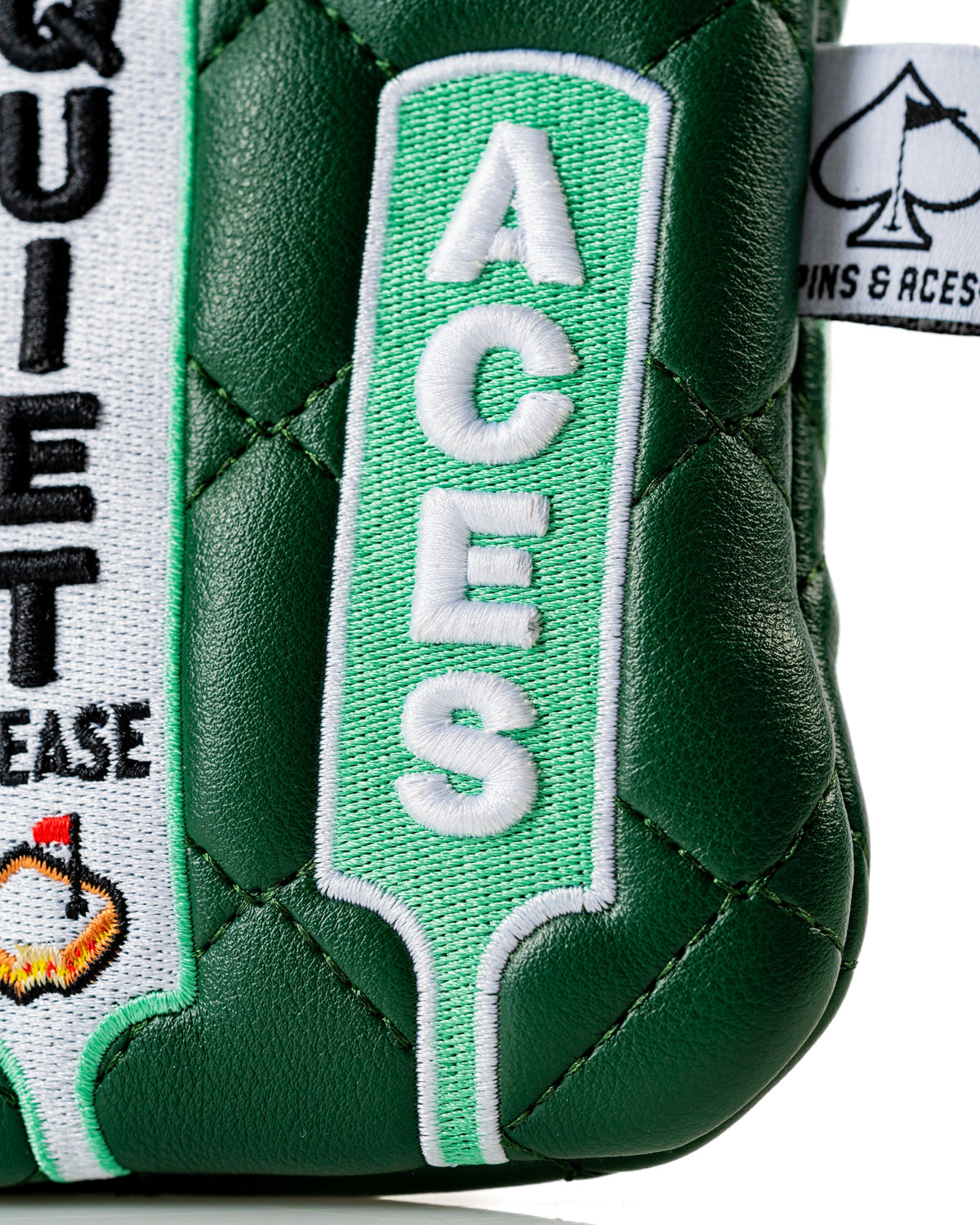 Pins & Aces Quiet Please - Mallet Putter Cover